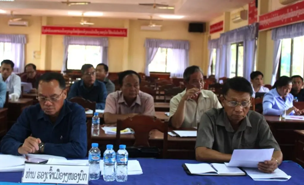 ຕິດຕາມກວດກາ ປະເມີນຜົນການຈັດຕັ້ງປະຕິບັດ ນິຕິກຳໃຕ້ກົດໝາຍ ໃນຂົງເຂດເສດຖະກິດ ຢູ່ເມືອງໜອງບົກ ແຂວງຄໍາມ່ວນ 3
