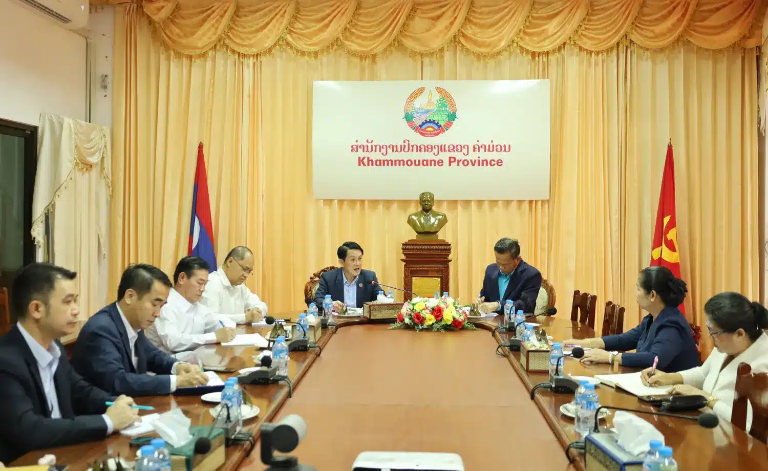 ຄະນະປະຈຳສະພາແຫ່ງຊາດ ເຄື່ອນໄຫວວຽກງານ ຢູ່ແຂວງຄໍາມ່ວນ. 1