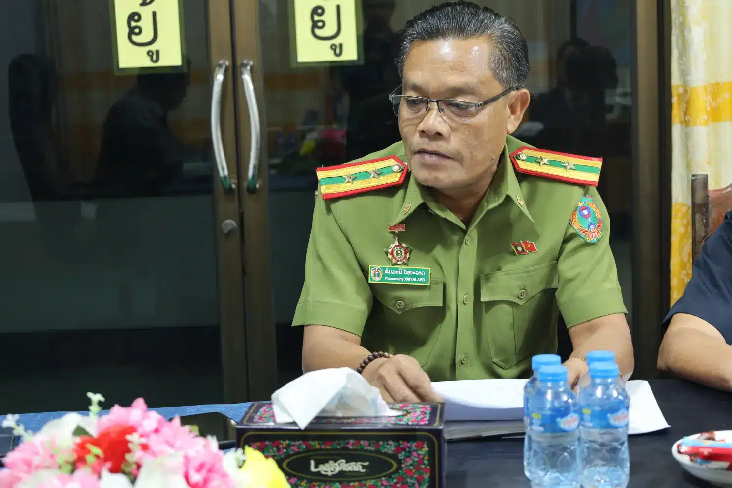 ຮອງປະທານ ( ກສຕສ ) ສະພາແຫ່ງຊາດ ພ້ອມຄະນະ ເຄື່ອນໄຫວຕິດຕາມ, ກວດກາ ແລະ ຊຸກຍູ້ວຽກງານ ທີ່ ດ່ານສາກົນນາເພົ້າ ເມືອງບົວລະພາ ແຂວງຄໍາມ່ວນ. 2