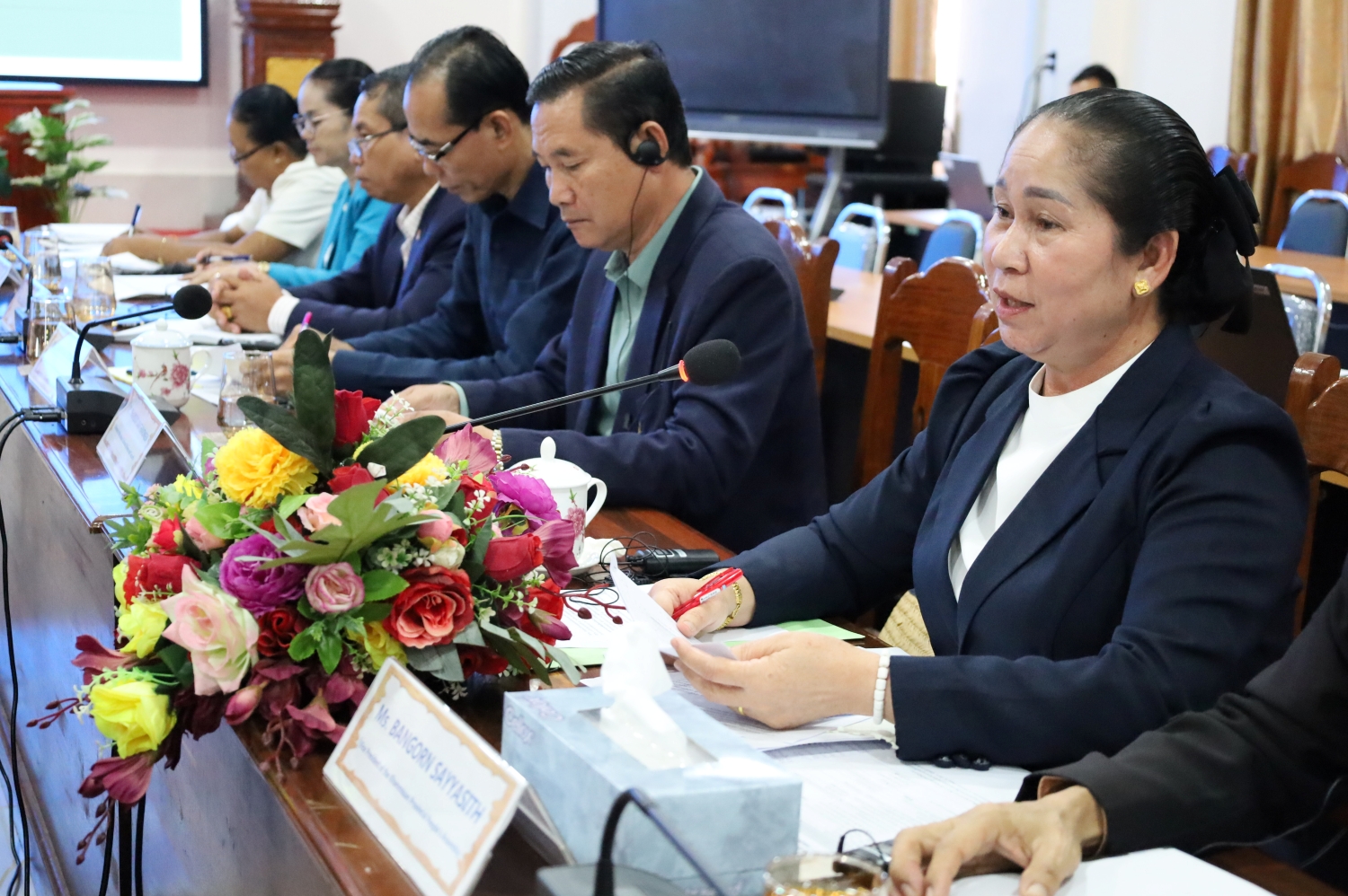 ຮອງປະທານສະພາປະຊາຊົນແຂວງຄຳມ່ວນ ຕ້ອນຮັບການເຂົ້າຢ້ຽມຢາມ ແລະ ເຮັດວຽກຂອງຄະນະທີມງານສະຫະພາບເອີຣົບ ປະຈຳ ສປປ ລາວ 2